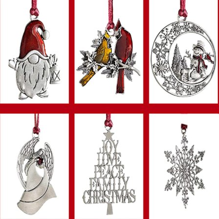 6 stk. Juletræspynt Julehængende Pynt Til Hjemmet, ZQKLA