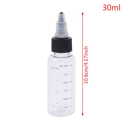 30ml-250ml Plast PET vätskekapacitet Dropper Flaskor Pigment