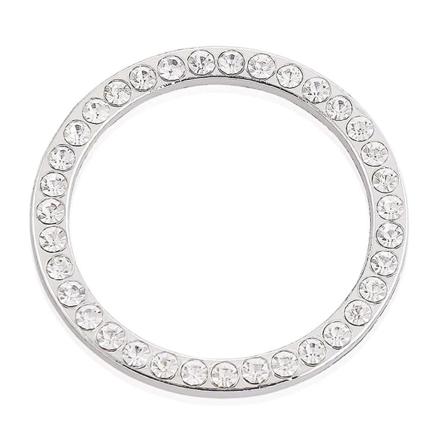 Bildekorasjon Krystall Rhinestone Bilring Logo Klistremerke, Dame Bildeler, Trykk Startknapp, Nøkkeltenning Starter og Knottring, Interiør Glamour C