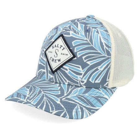 Salty Crew - Blå trucker Keps - Sealine Retro Fin Blue Trucker @ Hatstore