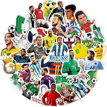 50 stk Fodboldhold Klub Fans Logo Sport Klistermærker Til Drenge