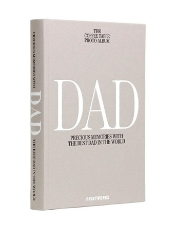 PRINTWORKS Photo Book Dad, Grey - Grey - ONE SIZE