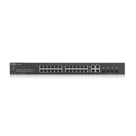 Zyxel GS1920-24v2 - switch - 24 porter - smart - rackmonterbar
