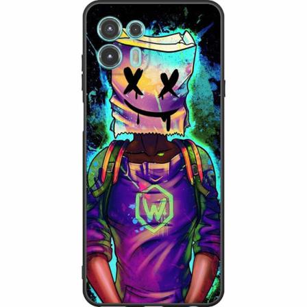 Motorola Edge 20 Lite Svart Skal Fortnite Marshmello
