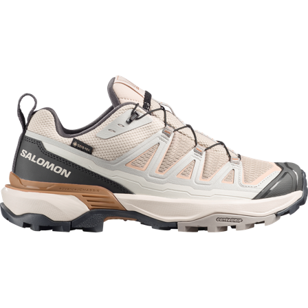 Salomon - Chaussures de randonnée et grande randonnée pour femme X Ultra 360 Edge Gtx W - Oxford Tan / Lunar Rock - 43⅓