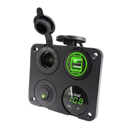 Vippebryterpanel vippebrytere GRØNN