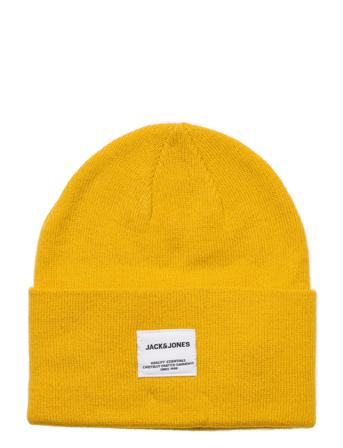 Jaclong Knit Beanie Jnr Accessories Headwear Hats Beanies Gul Jack & J S