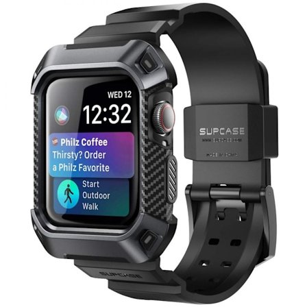 Supcase Apple Watch 44/45 mm Armband Unicorn Beetle Pro Svart