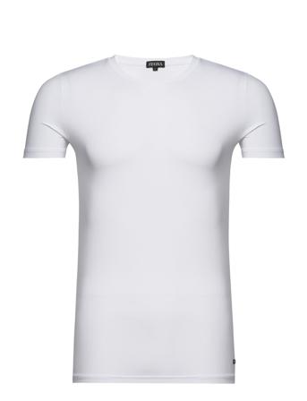 N3M201510 Underwear Night & Loungewear Pyjama Tops Valkoinen Ermenegildo Zegna