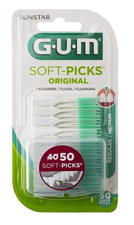 GUM Soft-Picks Original M 50 stk, Medicin & Pleje, Mund & Tandpleje, Tandstikker