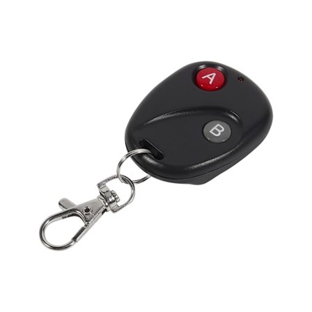 Fjärrkontroll Nyckel Garage Port Dörr Sändare Trådlös 433MHz Plast Svart 2 Nycklar