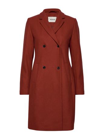 Odelia Coat Outerwear Coats Winter Coats Rød Modström