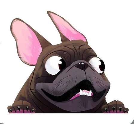 Fransk Bulldog Dekal Stickers, Självhäftande Vattentät Bil Dekal, Rolig Husdjur Hund Grafik Stötfångare Klistermärke