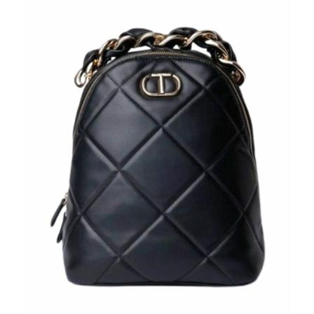 Twinset, Backpack Zwart, Dames, Maat:ONE Size
