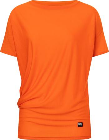 Super.natural Women's Yoga Loose Tee Women Short sleeved fitness sweater Orange L