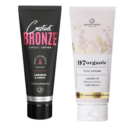 7Suns Constant Bronze Tingle Lotion 250Ml + Handkräm 75Ml Gratis