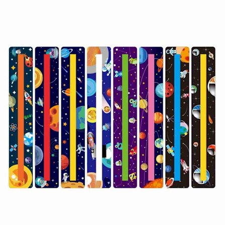 8 stk/sæt Farverige plastikbogmærker Læs vejledning STYLE 9 STYLE 9