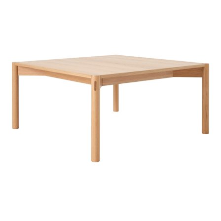 Struktur Couchtisch, 90x90x45cm, Quadratisch in Natur, Skandinavisches Design, Modernes Wohnzimmermöbel, Robuste Bauweise, Zeitloser Stil