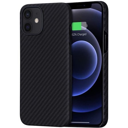 E.F.Connection Carbon Black TPU-fodral för iPhone 13 mini