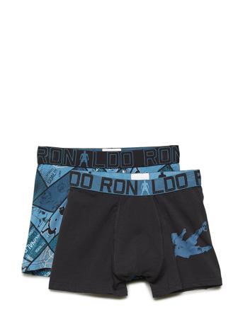 Cr7 Boy's Trunk 2-Pack Night & Underwear Underwear Underpants Blå CR7
