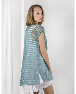 Hækleopskrift Vest - Katia