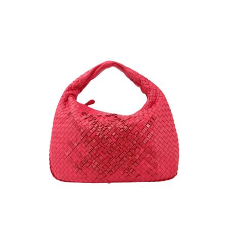 Bottega Veneta Vintage, Pre-owned Leather shoulder-bags Rood, Dames, Maat:ONE Size,leer