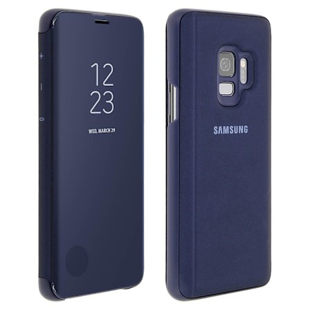 Officielt Samsung Clear View Standing Cover til Samsung Galaxy S9 - Lilla