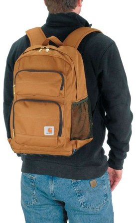 Carhartt Workwear Carhartt 27 L Single-Compartment Backpack Carhartt Brown