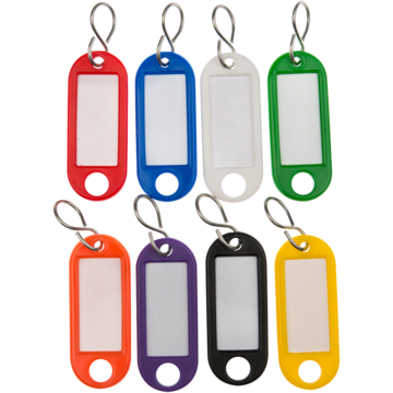 NØKKELRINGER BLANDEDE FARGER