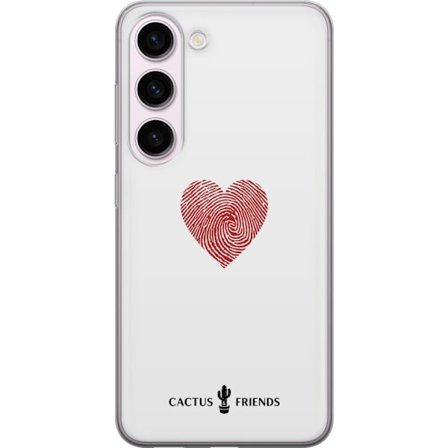 Yhteensopiva Puhelinkuori Samsung Samsung Galaxy S23 Cactus and Friends - Fingerprint Love