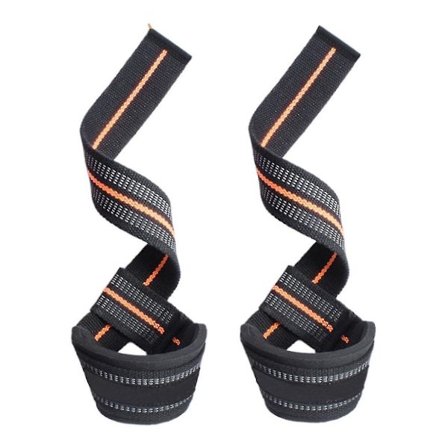Vægtløftnings Håndledsbeskytter Med Greb Rem Bodybuilding Fitness Strækremsingle Bar Dumbbell