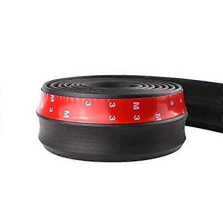 Bil Front Kofanger Beskytter Front Kofanger Gummi Læbe Splitter Body Spoiler Hage Læbe Skørt Beskytter Med 3M Tape Bil Tilbehør