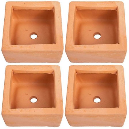 4 st Terracotta Planter Lerkruka Planteringskruka Terracotta Krukor Suckulent Växtkruka Skrivbordsblomkruka