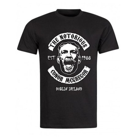 Conor McGregor T-shirt Svart The Notorius Dublin