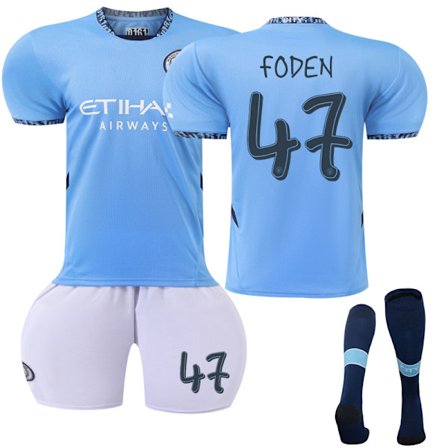 Manchester City Champions League 2024-2025 Barnfotbollströja 47 Foden(24)