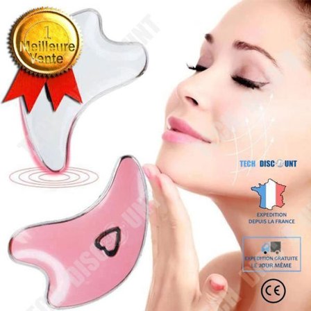 skönhet - välbefinnande Ansikte hals Guasha Ansiktsmassageapparat rynkborttagningsanordning elektrisk kroppsmassör