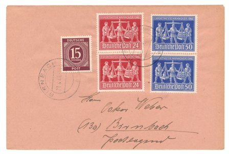 Tyskland Zoner 1946-1948 - MICHEL 921+969-970 - Stemplet