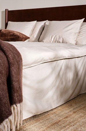 Jotex - Percale Sengekappe Økologisk 60 Cm beige - ZACK - Kjøp Sengekapper hos Jotex