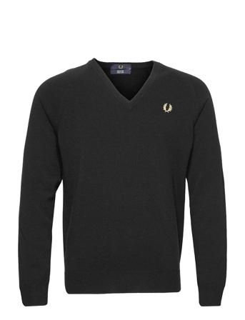 Lambswool V/N Jmpr Black Fred Perry