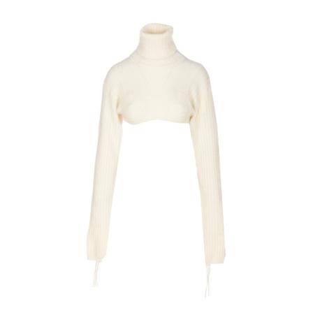 Andrea Adamo Turtlenecks Hvid, Dame Rullekraver