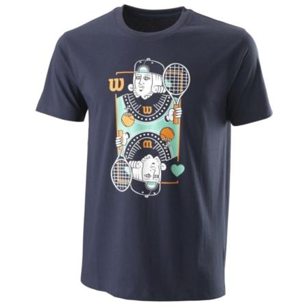 Shirts Wilson King Tech Tee Grafit 188 - 192 Cm/xl