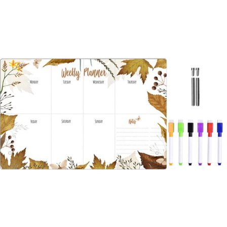 1 Set Whiteboard för skrivbord, Whiteboard, Memotavla med penna för anteckningar hemma