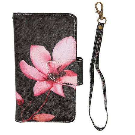 Mobiltelefon skyddsfodral telefon målad dragkedja väska med handledsrem för IPHONE 12 PROLotus