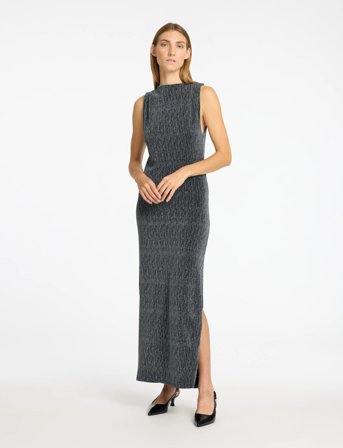 Selected Slfanita Twisted Ankle Dress - Black - M