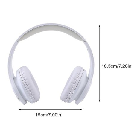 3,5 mm Trådløse Foldbare Spillhodetelefoner Musikkhodetelefoner PC