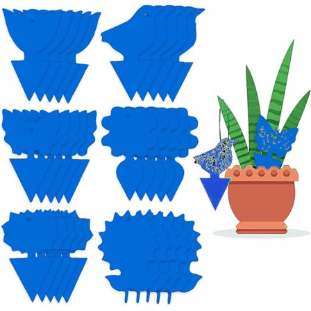 Fluefanger klistrefeller for insektkontroll - Blå fruktfluefeller