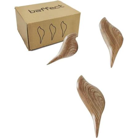 Resininen monitoiminen lintukoukku seinälle, takkien, pyyhkeiden, hattujen ja laukkujen ripustamiseen (3 kpl setti), Resin, Wood, 10*4.5*7