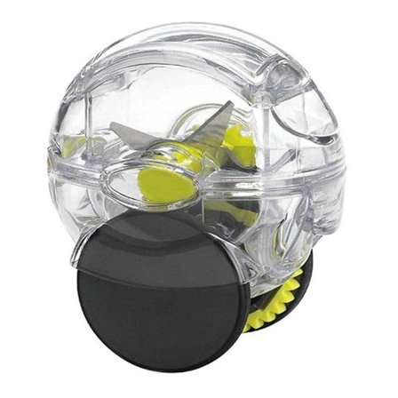 Garliczoom Hvitløkshakker Kjøkkenverktøy Rulle Hvitløkshakker Manuell Rask Hvitløkskvern Mini Hvitløksvogn, En Størrelse, Svart