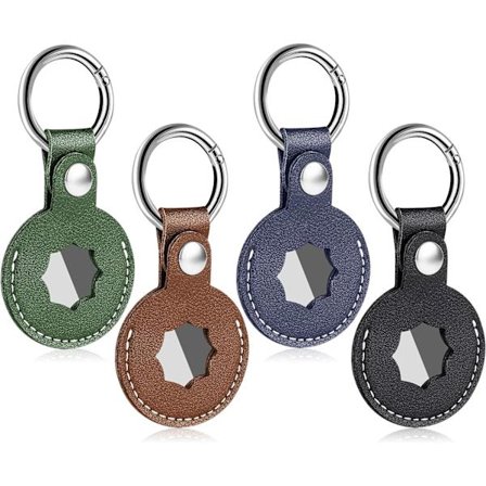 4 kpl AirTag-avaimenperää PU-nahasta, suojakotelo AirTagseille