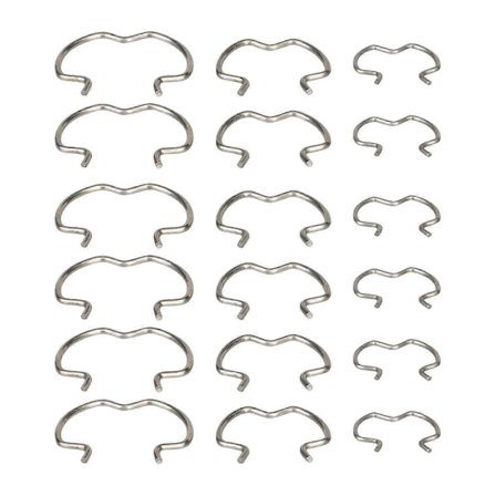 18 st 800-801 6-3/8 tum.6-1/2 tum.6-5/8 tum Snabbkopplingsklämmor Fästande Transmissionskylare Lin